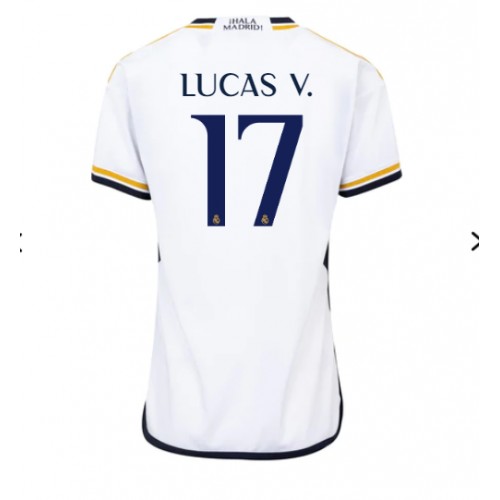 Maillot de foot Real Madrid Lucas Vazquez #17 Domicile Femmes 2023-24 Manches Courte